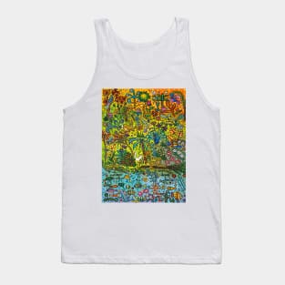 Crazy Jungle Doodle Tank Top